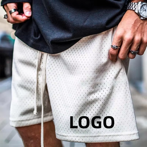 Sublimation Printed Breathable Mesh Fleece Athletic Gym Shorts Jogger <b>Drawstring</b> Men's Quick Dry Windproof Solid High Street Mid - Product Image 4