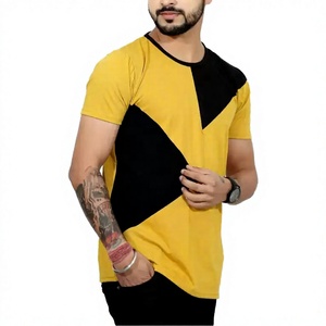 Men's Long T-Shirt 100% Cotton Loose Fit Yarn Dyed 260 Grams <b>Weight</b> Sporty Style with Digital Printing <b>Blank</b> Design - Product Image 2