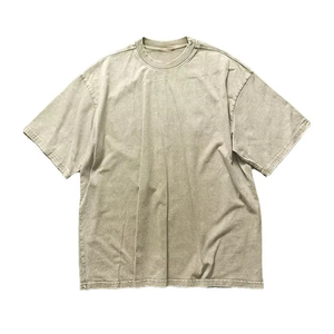 Black oversized <b>tshirt</b> men's blank formal wear 100% cotton lightweight customized printing private label simple o neck - Product Image 1