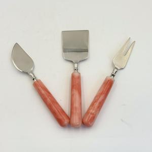 3 Pcs Cheese <b>Knives</b> Set Stainless Steel Painting <b>Knives</b> With Resin Handle Custom Palette <b>Knife</b> for Cheese and Butter <b>Slice</b> - Product Image 2