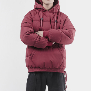 Lightweight <b>Quilted</b> Puffer Baggy Oversized Men's <b>Winter</b> Jacket Stand Collar Zipper Closure Comfortable Breathable Fabric - Product Image 3
