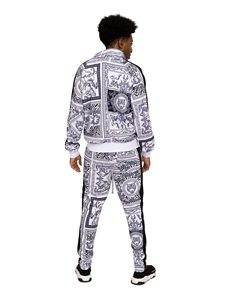 Tracksuit Men Nylon Spandex Blend Lightweight Athletic Set <b>Zip</b> <b>Up</b> <b>Jacket</b> Streamlined Pants Modern Training Gear - Product Image 6