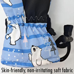Guantes de Invierno para Niños, Ecológicos, Personalizados de Fábrica, Impermeables, Cálidos, Térmicos, Brillantes en la Oscuridad, Duraderos, para la Nieve - Product Image 6