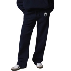 Pantalones Deportivos de Punto Azul Marino Unisex, Pantalones de Chándal de Punto Suave, Cintura Elástica, Ropa Casual para Estar en Casa o Salir a la Calle, Cálidos para Invierno, Tallas Personalizadas - Product Image 6