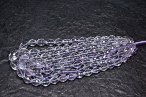 Cuentas facetadas de amatista con corte barril - Para la fabricación de joyas - Product Image 2