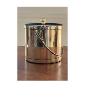 Seau à glace isotherme mural pour bar à cocktails, 3 litres, double paroi en aluminium, avec couvercle, passoire et pince - Product Image 1