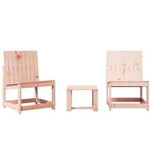 Conjunto de Muebles de Jardín de Madera de Abeto Douglas Natural, Resistente y Elegante - Product Image 2
