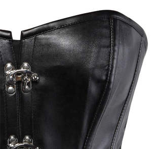 Corset amincissant quotidien pour femme, style steampunk victorien, pour costume d'Halloween, avec broderie et string - Product Image 5