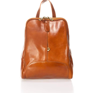 Tech-Ready <b>Waterproof</b> Leather <b>Backpack</b> Anti-Theft Vintage Laptop Rucksack Genuine Leather Case LBP-0387 - Product Image 1