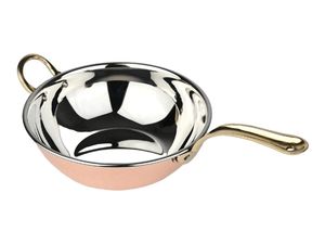 Sartén de cobre es una olla de cocina hecha de cobre, a menudo con revestimiento interior de acero inoxidable o estaño para mayor seguridad. - Product Image 3