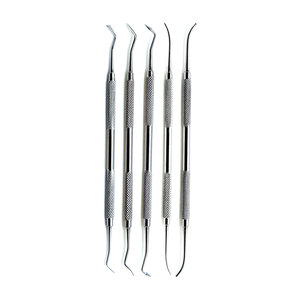 ชุดเครื่องมือสร้างแบบจำลอง PKT (SET) ชุดเครื่องมือสร้างแบบจำลองสำหรับห้องปฏิบัติการทันตกรรม เครื่องมือสร้างแบบจำลองขี้ผึ้งสำหรับห้องปฏิบัติการทันตกรรมทำจากสแตนเลส - Product Image 5