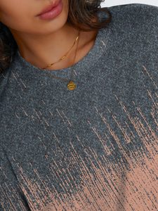 Jersey de manga larga con cuello redondo y estampado para mujer, ligero, cómodo, informal, lavable a máquina, para todas las estaciones - Product Image 5