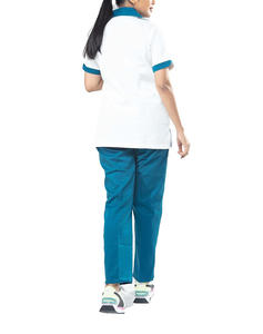 Uniforme de Enfermera Unisex al por Mayor, Conjunto de 2 Piezas, Elástico, Uniforme Médico de Hospital, Conjunto de Scrubs, Logotipo Personalizado OEM, Conjuntos Deportivos de Verano - Product Image 2