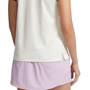 Polo de golf blanc et rose pour femme avec jupe plissée, robe de sport sans manches, tenue décontractée pour le tennis et le golf - Product Image 5