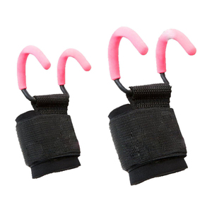 2026 New Arrival Adjustable Lightweight Eco-Friendly Pink Neoprene Strap Rod Hook with Metal for Fitness Wrist Support - Product Image 1