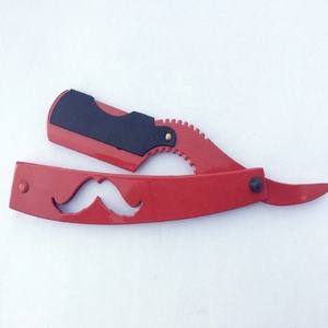 Rasoir droit professionnel de haute qualité certifié ISO, personnalisable, manche en acier inoxydable, nouveau design pour le rasage de la nuque - Product Image 2