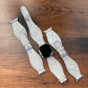 Correa de reloj de piel de vaca occidental, correa de reloj metálica de cuero genuino, accesorios de reloj occidental de alta calidad para mujer - Product Image 2