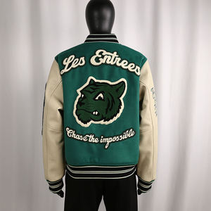 Veste varsity vintage pour homme, veste letterman brodée sur mesure, veste streetwear hip hop oversize - Product Image 6