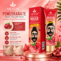Masque facial peel-off à la grenade, nettoyage en profondeur, purification des pores, soin de la peau éclatante, marque privée, formule personnalisée OEM, faible MOQ