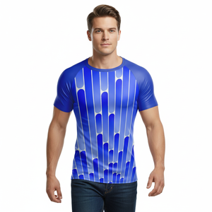 Custom <b>Men's</b> MMA Rash Guard OEM ODM Private Label Short Sleeve <b>Compression</b> <b>Shirt</b> Manufacturer Factory Supplier - Product Image 1