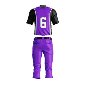 Services OEM, dernier design, uniforme de baseball pour hommes en couleur unie, fabriqué en usine, 100% polyester respirant, imprimé par sublimation - Product Image 2