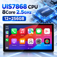Lecteur audio Android universel avec écran tactile 2K de 13,1 pouces, radio, stéréo, lecteur multimédia Android pour voiture