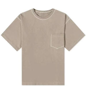 Camiseta de Algodón 100% con Impresión Personalizada, Logotipo Personalizado, Camiseta Extra Grande Unisex de Alta Calidad con Bolsillo - Product Image 6