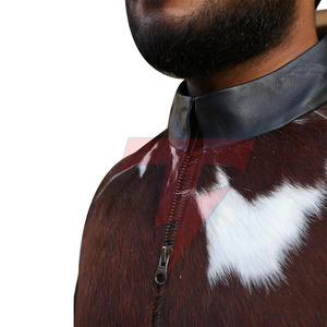Comfortable Design Custom Crafted Stylish Outerwear Collection Apparel Premium <b>Winter</b> Hair On <b>Leather</b> <b>Jacket</b> For Men - Product Image 6