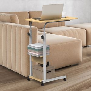 C 3-Tier scrivania del computer portatile tavolo piccolo Snack sottile tavolo per divano letto per piccoli spazi in camera da letto e soggiorno - Product Image 3