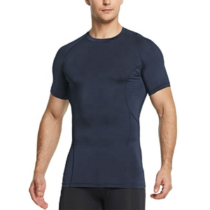 Camiseta de Compresión de Manga Larga para Hombre, Transpirable y de Secado Rápido, con Estampado Sólido en Método Digital, Hecha en Pakistán, OEM - Product Image 1