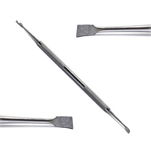 Nettoyeur d'oreilles professionnel pour chiens et chats, 2 pièces, outil vétérinaire pour enlever les poils, grattoir à tartre, forceps, ensemble de toilettage pour animaux de compagnie - Product Image 3