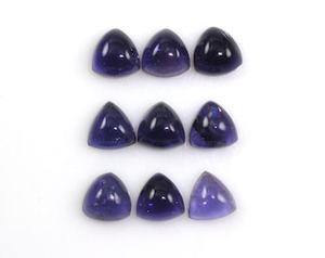 Compre en Línea Iolita Natural en Forma de Pera, Cabujón, Gema Suelta, Iolita Azul de Buena Calidad, Gemas Hechas a Mano, Joyería al por Mayor - Product Image 1