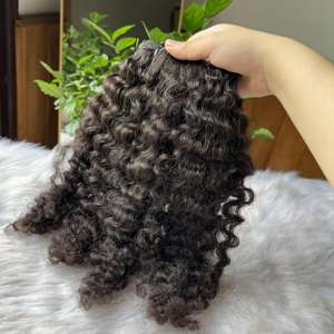 Paquetes rizados birmanos crudos de cabello humano sin procesar 100% al por mayor Vietnam Burmes - Product Image 2