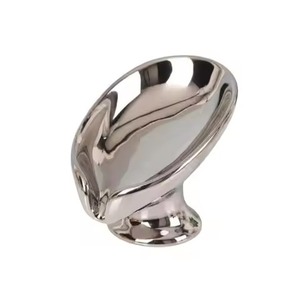Rust Free Golden Color Oval Metal Soap Stand Minimalist Design Easy To Clean <b>Bathroom</b> <b>Accessory</b> Soap Dish - Product Image 4
