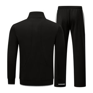 Low Price Men Warm Fleece 360g Tracksuit Zipper Hoodie 100% Cotton Gym Fitness Training Jogging Outfit Two Piece Comfortable - Product Image 2