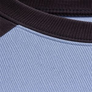 เสื้อยืดแขนยาวลายทางสไตล์วินเทจสำหรับผู้หญิง ผ้าฝ้ายเจอร์ซีย์ 100% แห้งเร็ว ระบายอากาศดี สวมใส่สบายทุกวัน ลายเพชร - Product Image 6