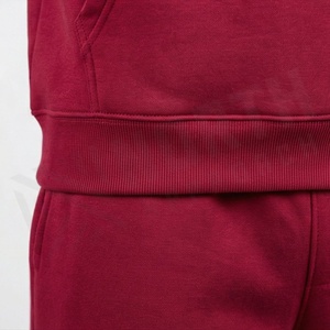 Ensemble de survêtement pour homme, couleur unie, à capuche, sweat-shirt et pantalon en coton, coupe décontractée, vêtements d'automne - Product Image 5