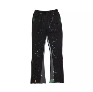 Men's Mid Waist Breathable Lightweight Baggy Sweatpants Solid Color <b>Drawstring</b> <b>Trousers</b> with Pockets for Casual Athleisure Look - Product Image 3
