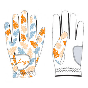 Gants de golf en cuir Cabretta avec logo personnalisé - Confortables, respirants, antidérapants, avec sangle de poignet réglable pour hommes et femmes, utilisation en extérieur - Product Image 2