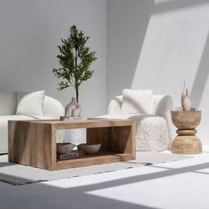 โต๊ะกาแฟไม้มะม่วงทรงสี่เหลี่ยมผืนผ้า รุ่นวันดานา แอสตร้า ออเรโอ สำหรับตกแต่งห้องนั่งเล่นสไตล์โมเดิร์น - Product Image 4