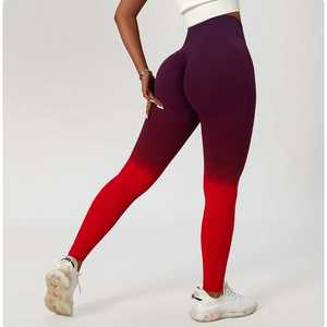 High Compression Seamless Yoga Pants – <b>Plus</b> <b>Size</b> High Waist Colorful Gym <b>Leggings</b> Women's Sportswear Wholesale - Product Image 2