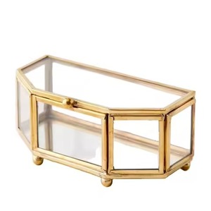 Boîte de rangement vintage en métal pour bijoux, bagues, colliers, boucles d'oreilles, usage domestique - Product Image 2