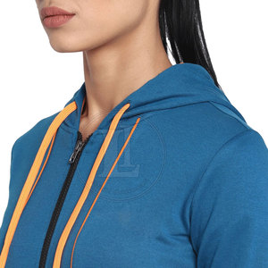 Chándal Informal con Capucha para Mujer, Corte Regular, Invierno, Color Sólido, 100% Algodón, Diseño Transpirable, Elástico y Flexible, Perfecto para Entrenamiento en el Gimnasio - Product Image 6