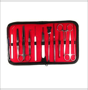 Kit de Disección de Acero Inoxidable de Alta Calidad para Estudiantes de Medicina, con Bisturí, Mango de Cuchillo, Hojas y Pinzas - Product Image 6
