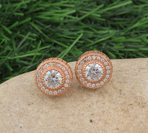 Pendientes de Plata de Ley 925 con Circonitas Cúbicas de Alta Calidad, Elegantes, Brillantes, Minimalistas, Joyería Fina para Mujer, Venta al Por Mayor - Product Image 6