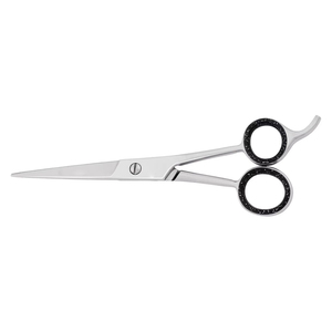 กรรไกรตัดผมสวยงาม ปลายใบมีดคมสำหรับการตัดอย่างแม่นยำ ใช้ในบ้านและร้านเสริมสวย สแตนเลสเกรดพรีเมียม (สีเงิน) - Product Image 5