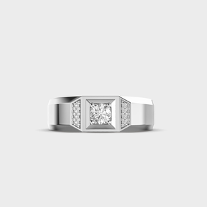 Anillo de Lujo para Hombre de Plata de Ley 925 con Diamantes de Moissanita, Anillo de Boda y Compromiso, Joyería Hip Hop Iced Out, Regalo - Product Image 1