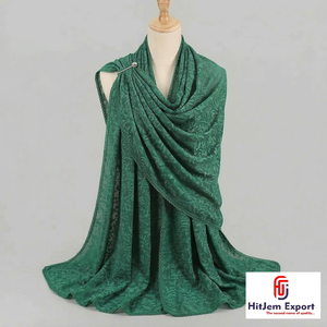 Soft Touch Neckwear Fabric Cotton Viscose Polyester Lightweight Woven <b>Scarf</b> Textile Fashion Accessory OEM ODM Private Label Supp - Product Image 2