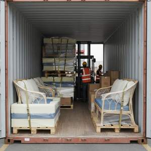 Chaise de salle à manger d'extérieur en rotin durable et écologique, en osier naturel fait main, design contemporain, avec revêtement en cuir PU, mobilier de maison - Product Image 6