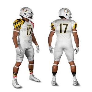 Ensemble d'uniformes de football américain Tigers pour hommes, maillot sublimé à manches courtes, pantalon ajusté anti-humidité, toutes saisons - Product Image 2